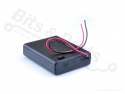 Battery holder AAA Penlite x 4 with switch/lid (6V)